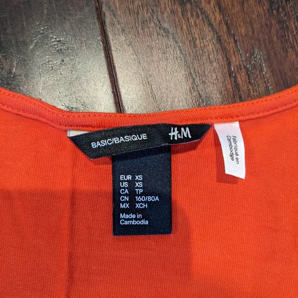 Orange H&M Midi Dress - Picture 3 of 4